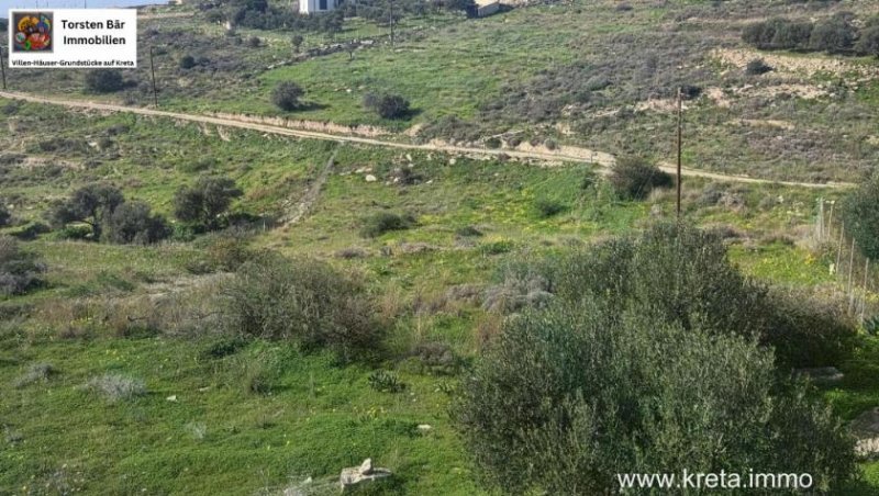 Kamilari 4.972 m² Bauland in Kamilari – Ihr Panoramaplot mit Genehmigung mit Meerblick auf Kreta Grundstück kaufen